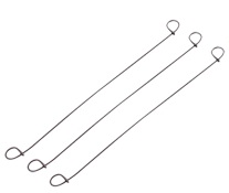 5-1/2in. Double Loop Wire Ties 16 Ga Stainless Steel- 5000 pcs