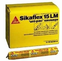 Sikaflex 15LM Elastomeric Sealant-442128  Aluminum Gray 20 oz. Sausage 20 pc/case